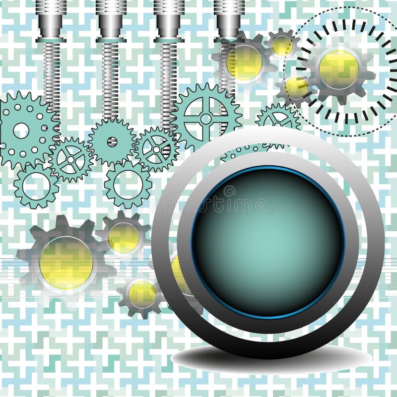 High tech design royalty free illustration