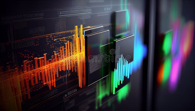 High Tech Digital Background Wallpaper Stock Illustration