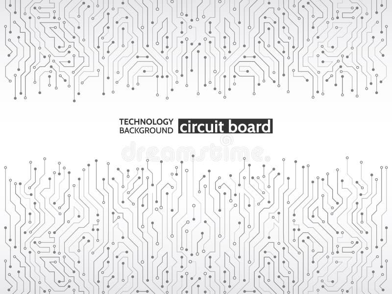 Circuit board vector illustration. stock illustration