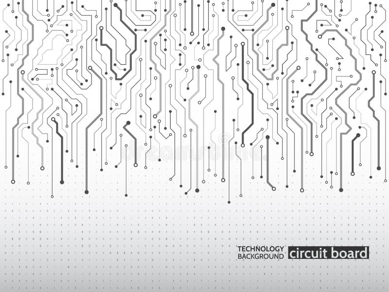 High-Teche Technologiehintergrundbeschaffenheit vektor abbildung