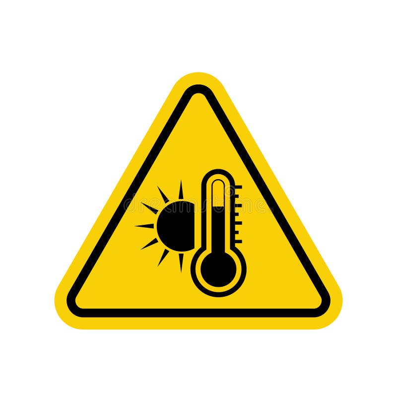https://thumbs.dreamstime.com/b/high-temperature-sign-warning-yellow-triangle-image-sun-thermometer-inside-very-hot-burning-271217657.jpg