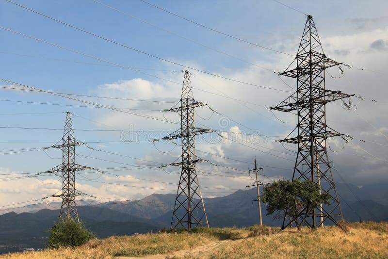 High-tension lines of the issues