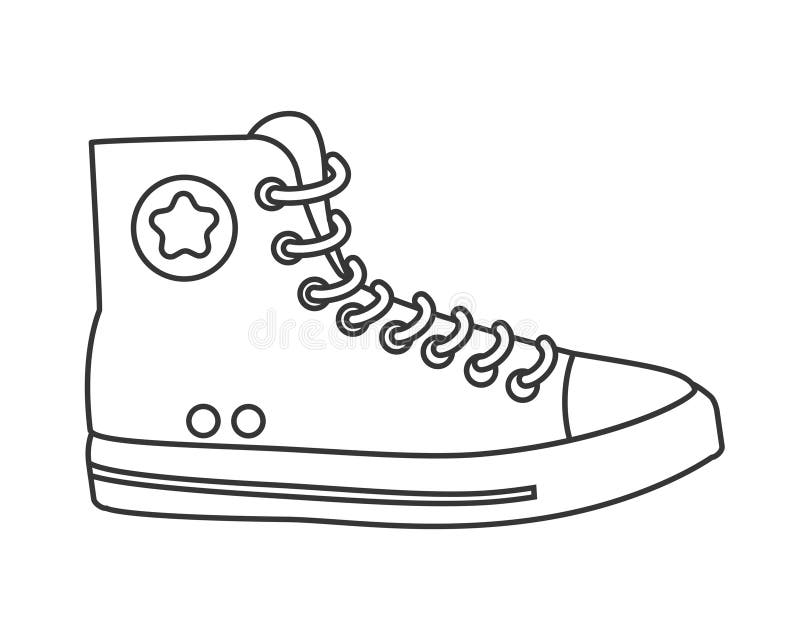 High Top Shoe Stock Illustrations 954 High Top Shoe Stock Illustrations Vectors Clipart Dreamstime