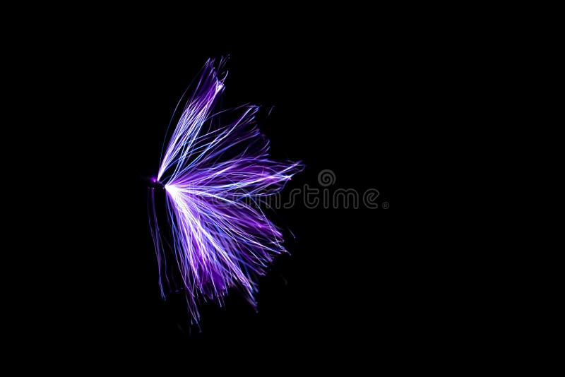High Voltage Electrical Discharges, Sparks Stock Image Image of