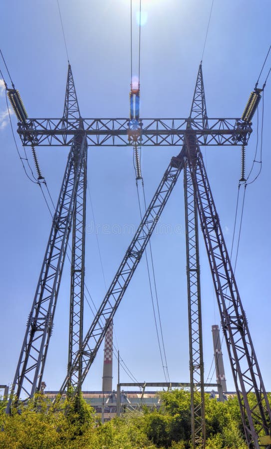 18+ High voltage electrical overhead line Free Stock Photos