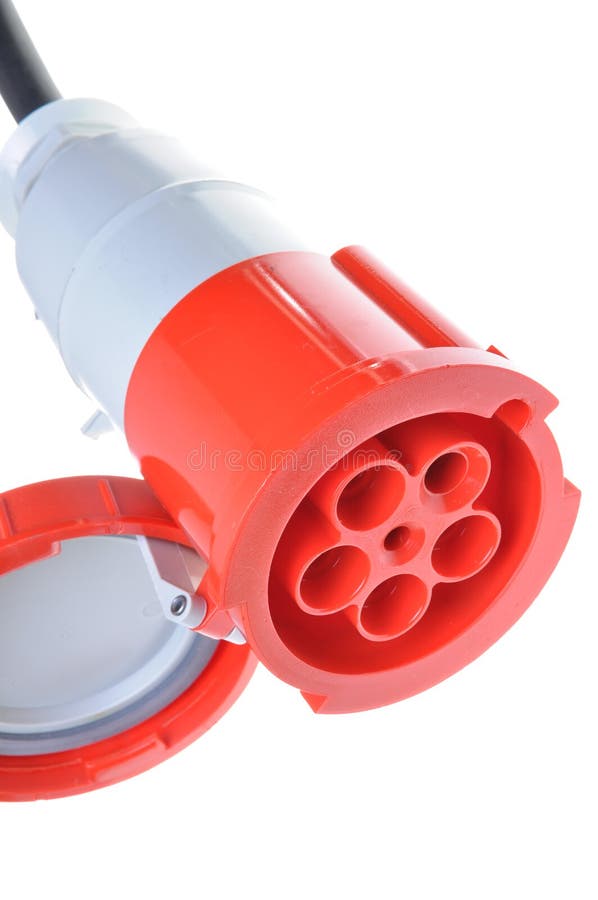 High Voltage Power Connector Stock Photo Image of adapter, electrician 37166818