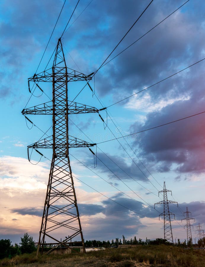 high voltage power lines high voltage power lines