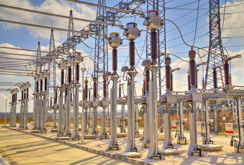 High voltage switchyard