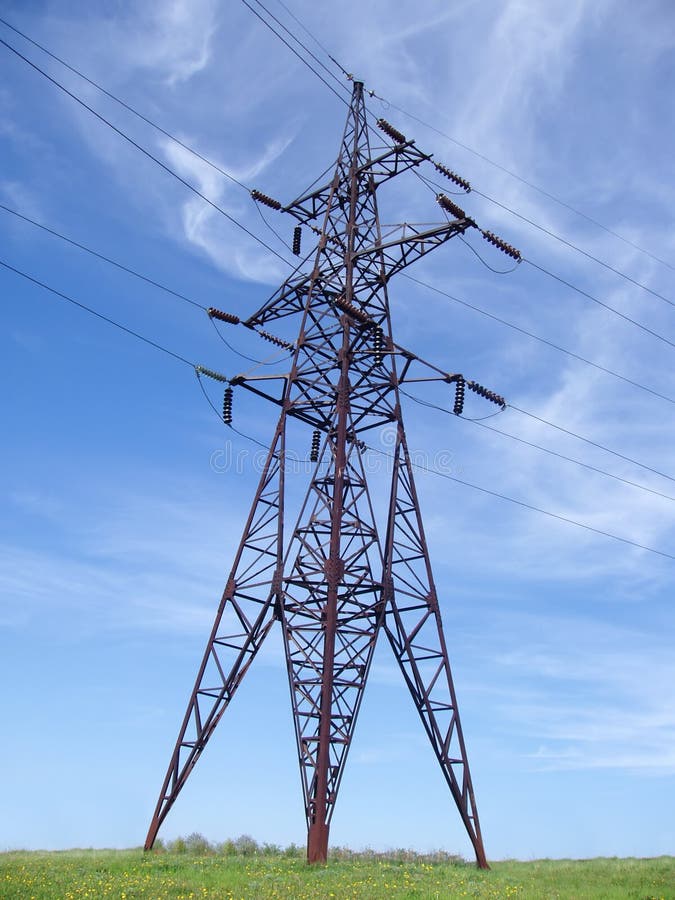 High voltage tower stock photo. Image of kilowatts, electric - 2113824