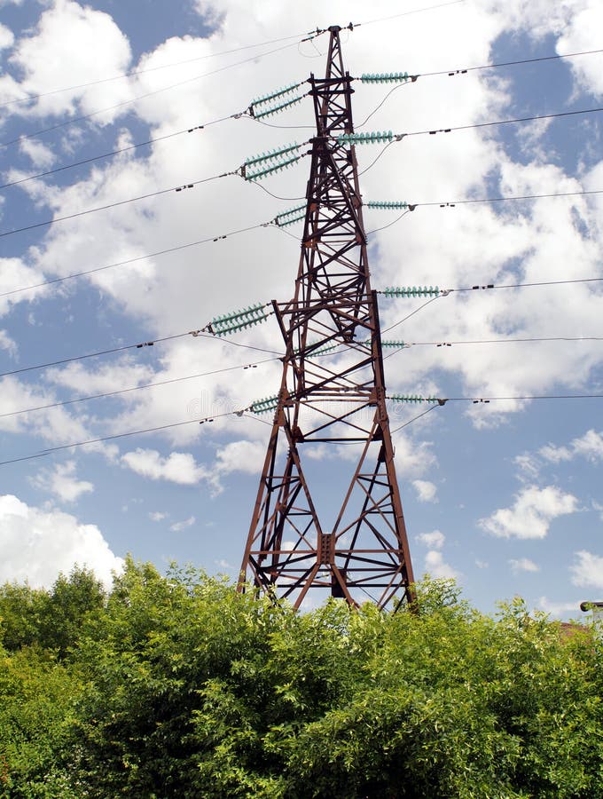 High Voltage Transmission Tower Stock Photo Image of electric