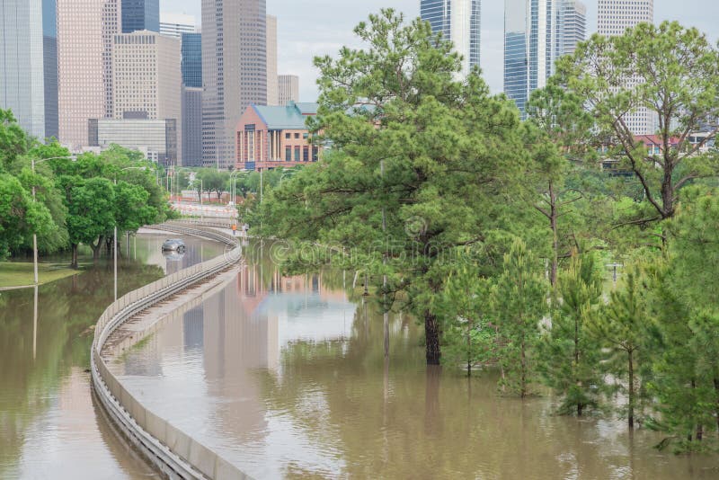 Houston Downtown Flood