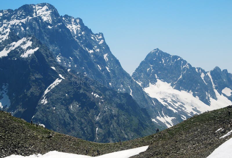 Highest mountain and fresh air for health royalty free stock image Highest mountain and fresh air for health royalty free stock image