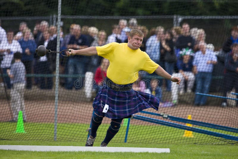 Highland Games - Scotland - Throwing the Hammer