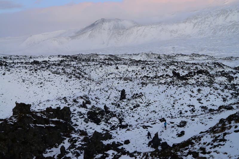 The Highlands Of Iceland In Winter Stock Image Image Of Looking Blue