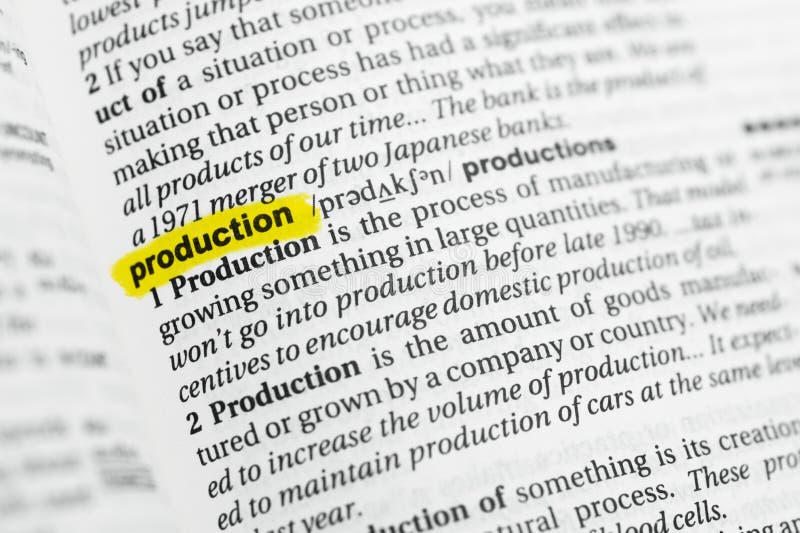 Highlighted English Word Production and Its Definition at the