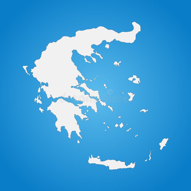 Detailed Map of Greece Administrative Divisions with Country Flag and