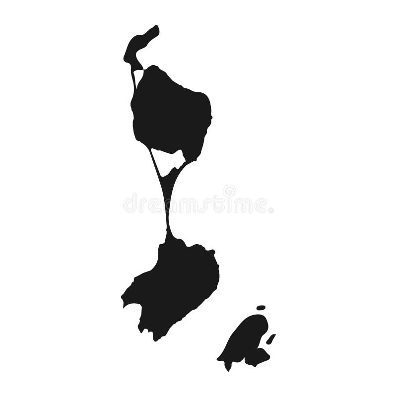 Saint Pierre and Miquelon, Overseas Collectivity of France, Gray Map