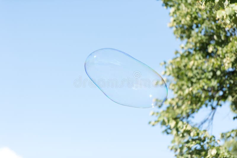 Colorful soap bubble in the air royalty free stock photography Colorful soap bubble in the air royalty free stock photography