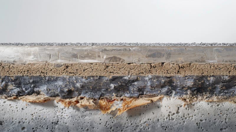 A highresolution image of a crosssection of a biodegradable composite used in construction materials. The composite royalty free stock images