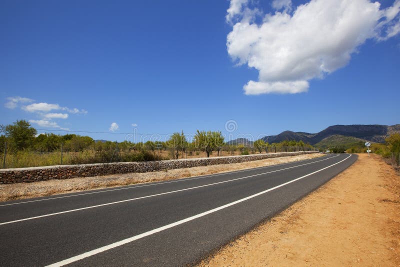 Highway across non-urban landscape