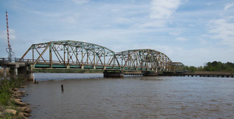 Highway 90 bridge over the Pearl River royalty free stock photography