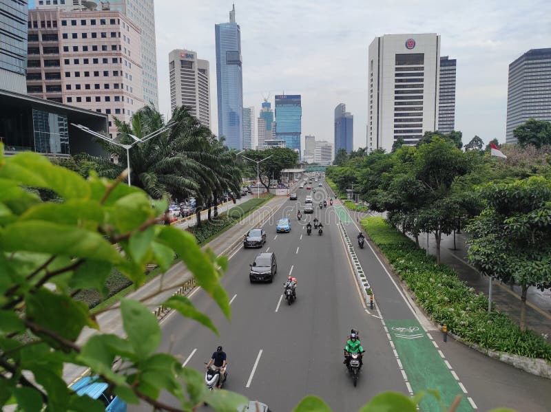 Highway in Jakarta with Cloudy Weather during the Day, Jakarta December