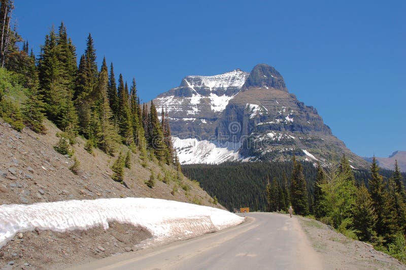 Highway and mountains