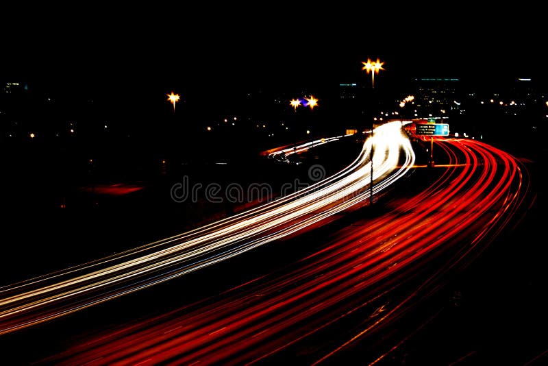 Highway Night Traffic