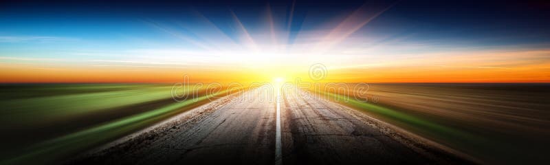 Highway road stock photography