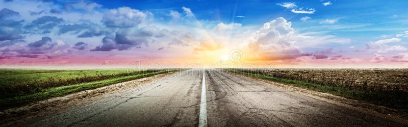 Highway road stock photos