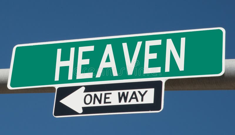 Highway Sign For Heaven Stock Illustration Illustration Of Heaven