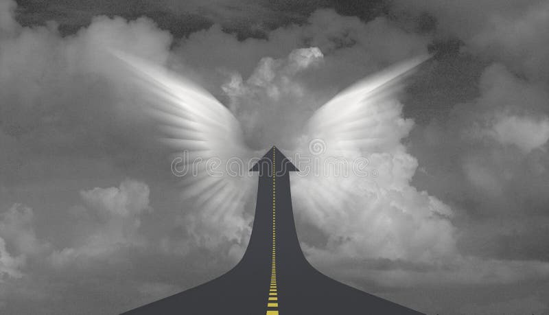 Highway Road Sign With Wings Stock Vector - Illustration of dirt