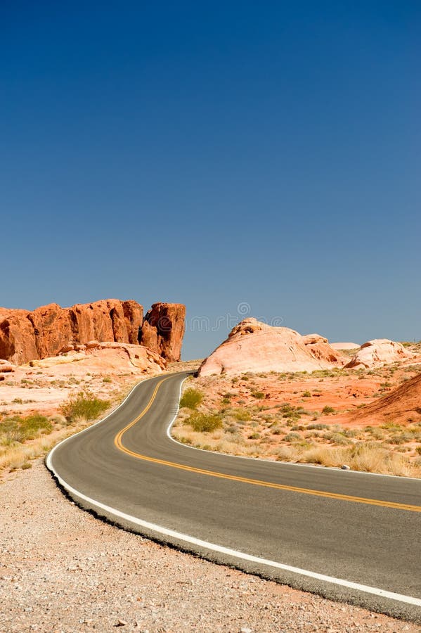Highway through Valley of Fire