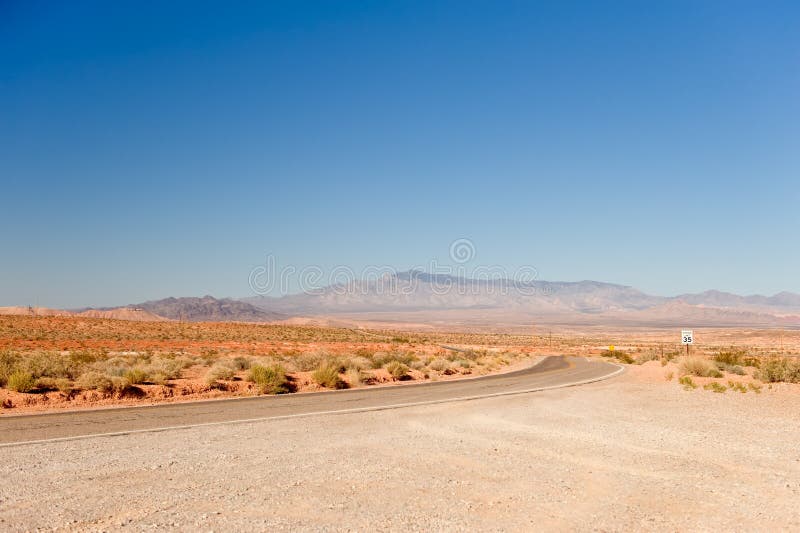 Highway through Valley of Fire Stock Photo Image of highway, roadway
