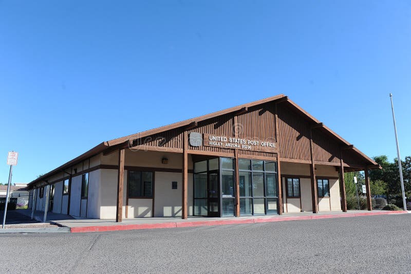 Higley Arizona Post Office Building Editorial Image Image of glass
