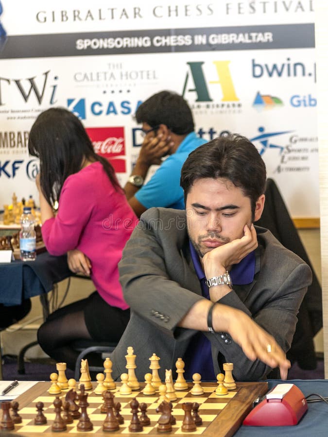 Hikaru Nakamura foto editorial. Imagem de placa, penhor - 49608051