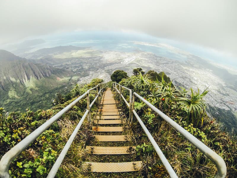 Stairway Heaven Oahu Photos Free Royalty Free Stock Photos From Dreamstime