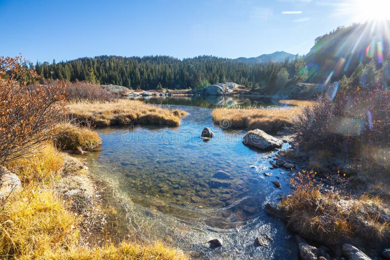 Wind river range stock image. Image of reflection, nature 260002575