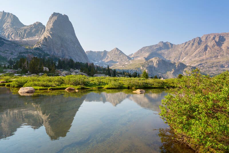 Wind river range stock image. Image of hiker, landscape 276602943