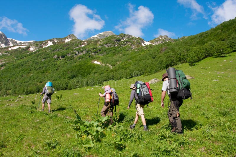 Hiker royalty free stock photos