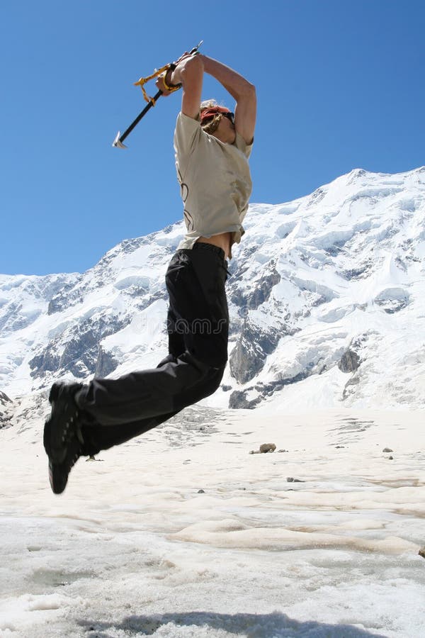 Hiker royalty free stock image