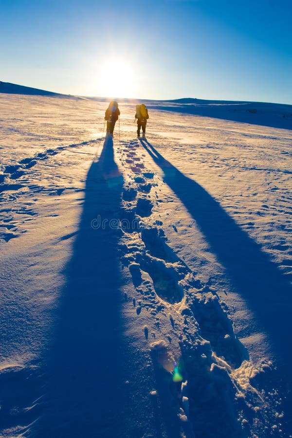 Hiker royalty free stock photo