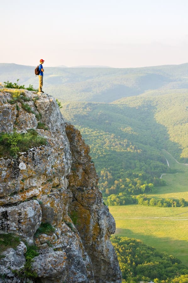 Hiker with backpack