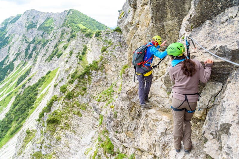 Hiker Climbing in the Mountain of Alps, Europe Editorial Image Image of climber, nature 143929020
