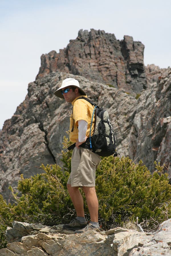 hiker portrait