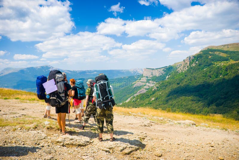 Hikers стоковое изображение rf