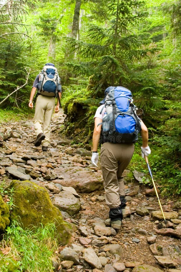 Hikers stock photo Hikers stock photo