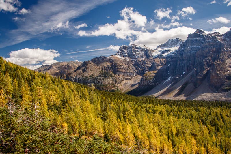 Hiking around Moraine Lake in Banff NP, Canada