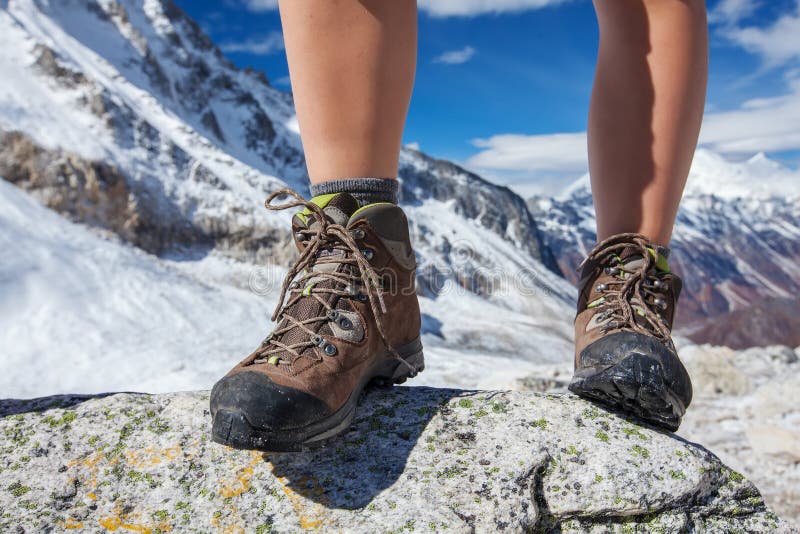 Hiking boot stock image. Image of feet, socks, boots - 14790627