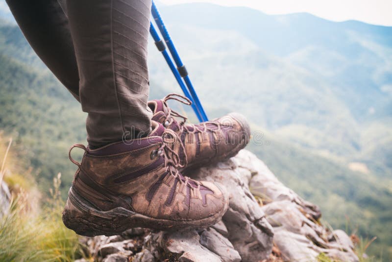A hiking boots stock photo. Image of rest, nature, healthy - 190993982